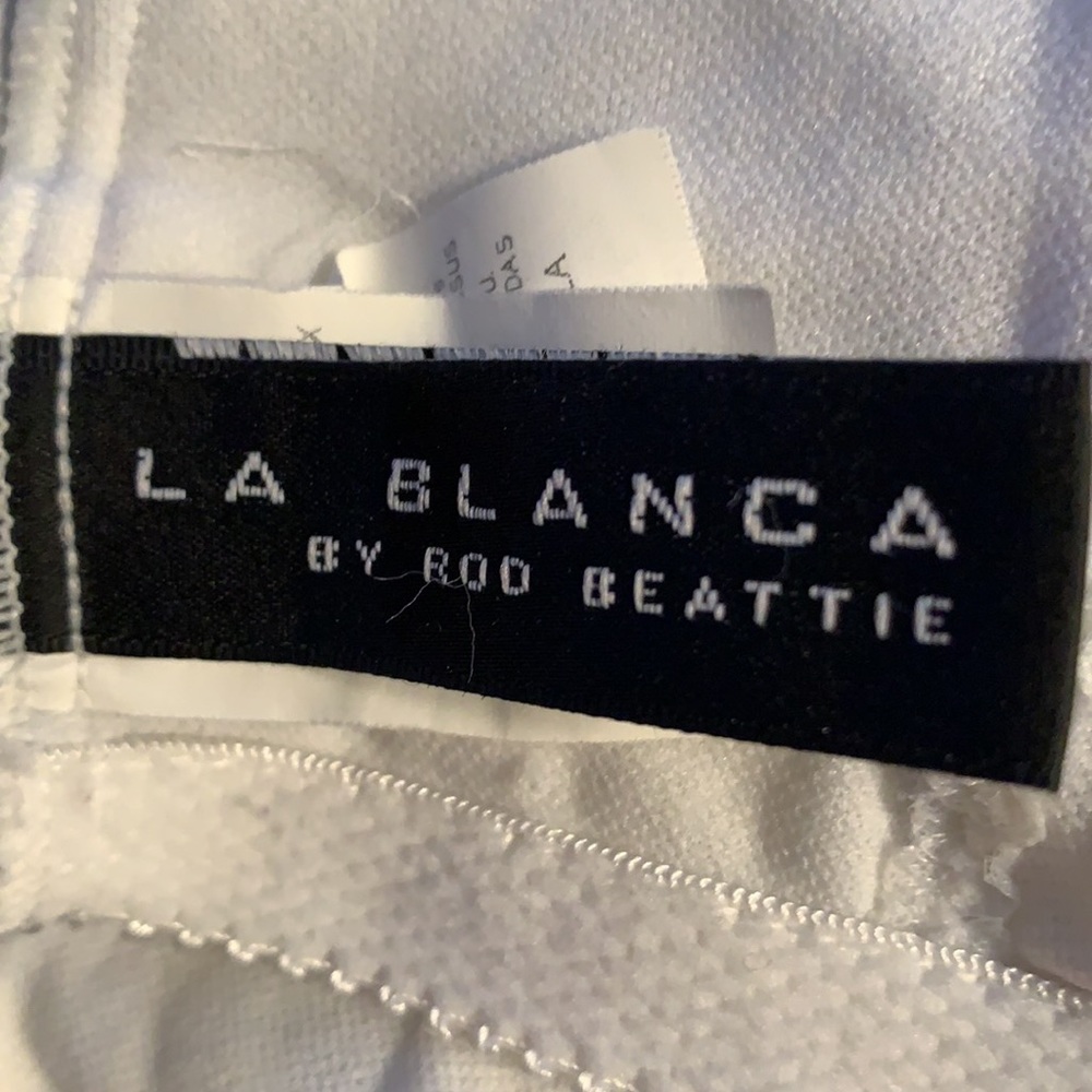 LA BLANCA Tropical Swimsuit Tankini Top 12 - Picture 3 of 5